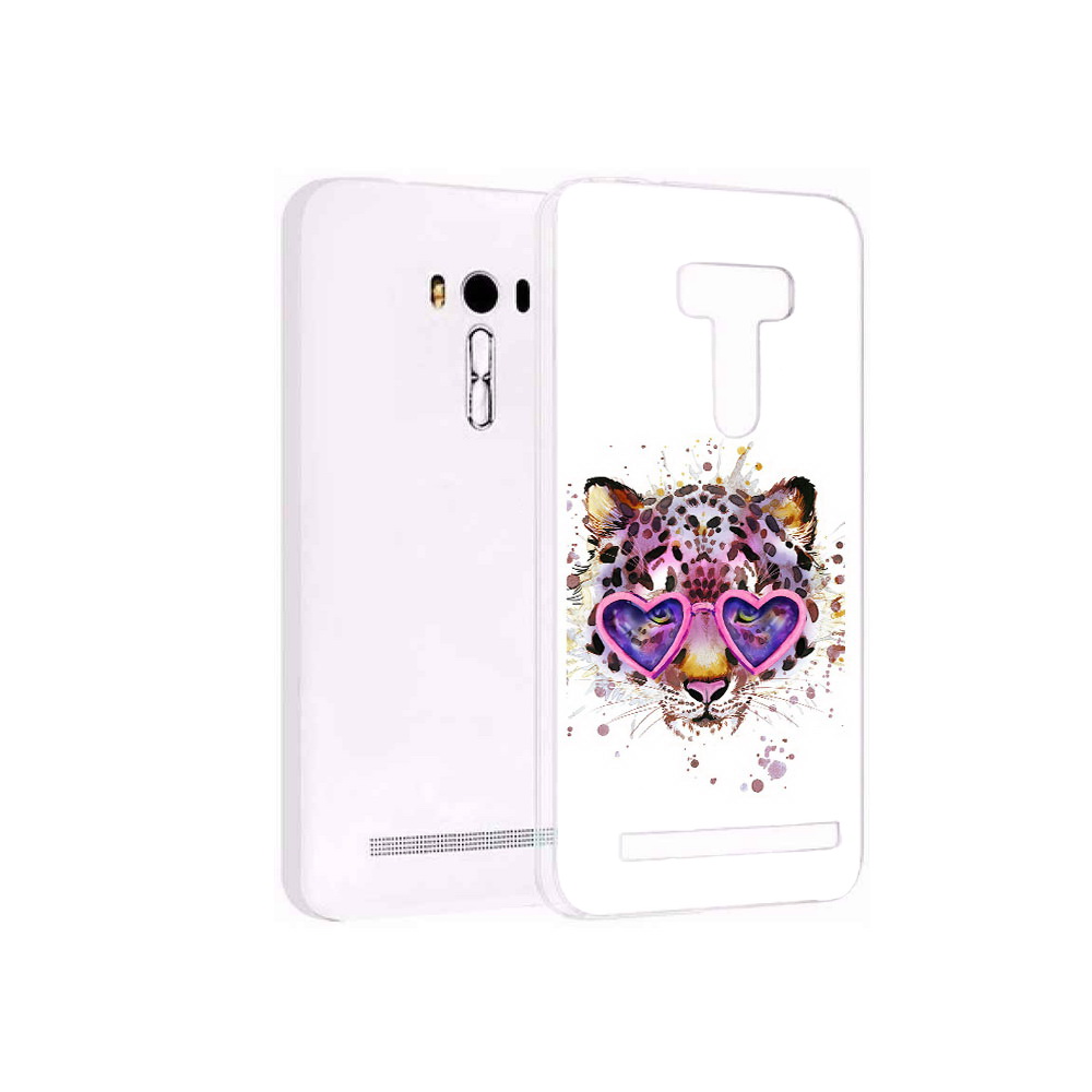 

Чехол MyPads Tocco для Asus ZenFone Selfie (ZD551KL) модный леопард, Прозрачный, Tocco