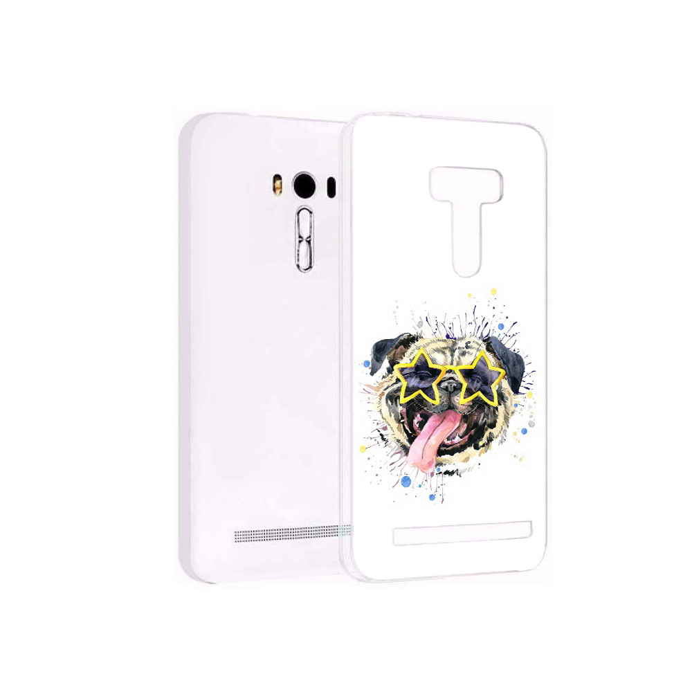 Чехол MyPads Tocco для Asus ZenFone Selfie (ZD551KL) мопс боксер