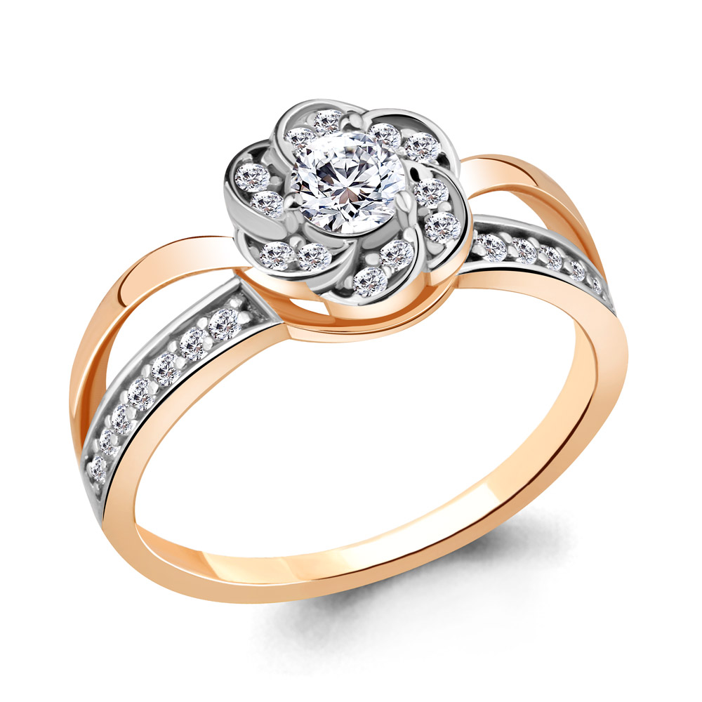 

Кольцо из серебра р. 17 AQUAMARINE 68537А_925_з, 68537А_925_з