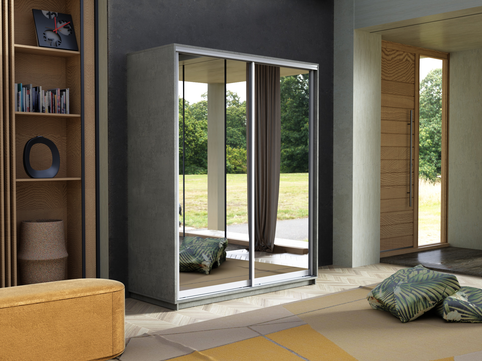 

Шкаф-купе Экспенс, 140х60х220 Е1 1EEKD_140_BT, Серый, Экспенс