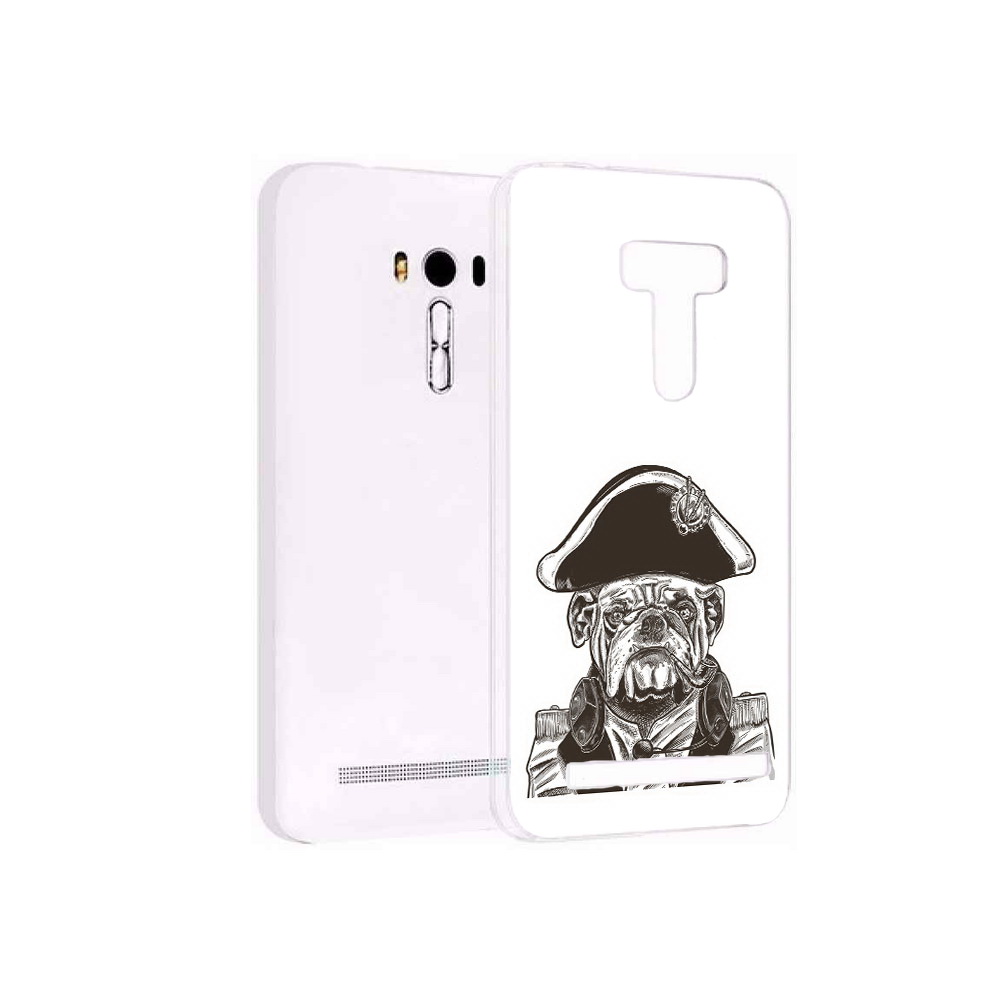 Чехол MyPads Tocco для Asus ZenFone Selfie (ZD551KL) мопс генерал