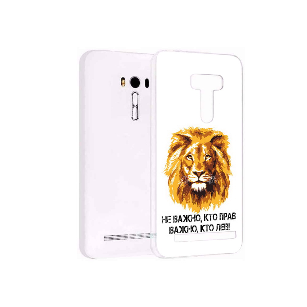 Чехол MyPads Tocco для Asus ZenFone Selfie (ZD551KL) мудрый лев