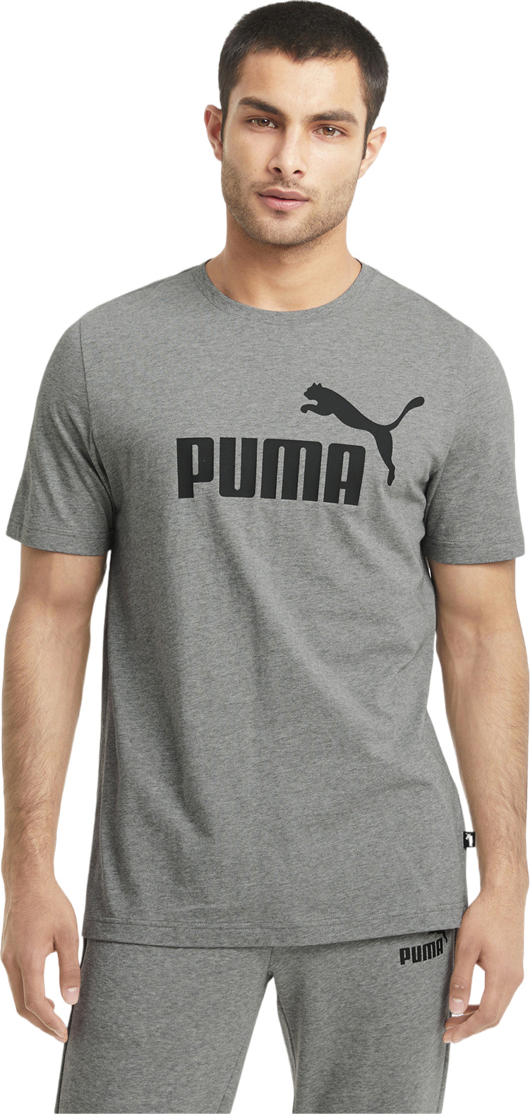 

Футболка мужская PUMA Ess logo tee серая XL, Серый, Ess logo tee