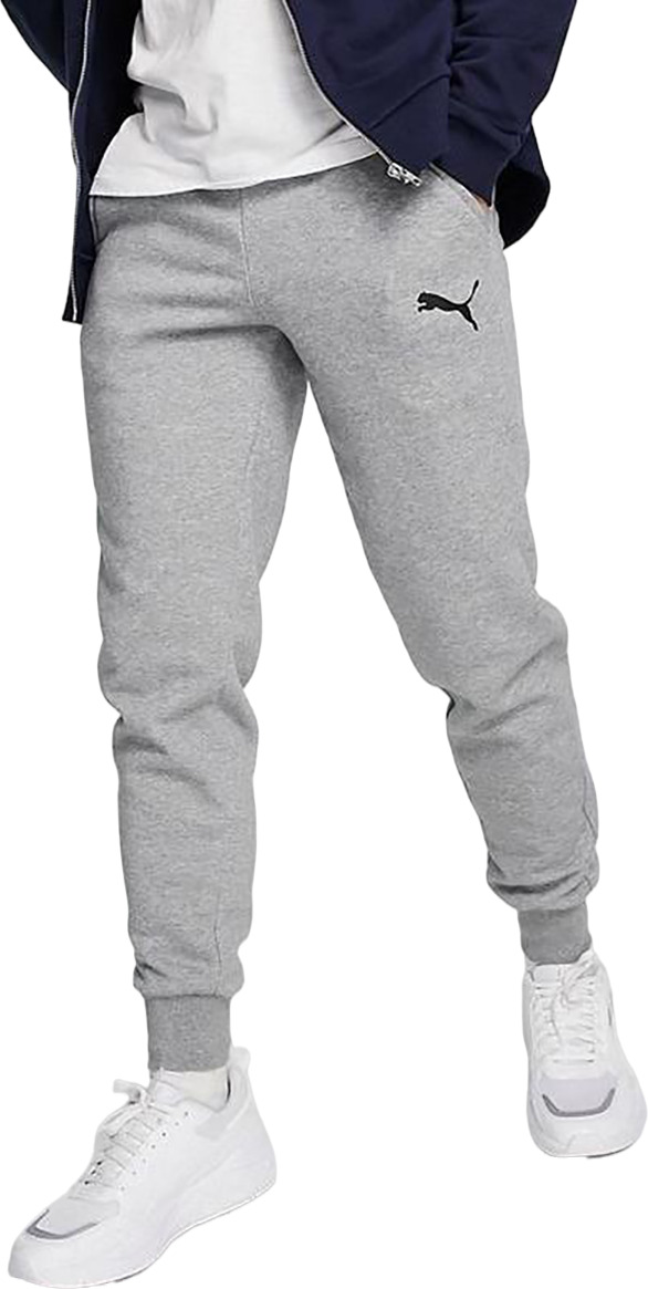 

Спортивные брюки мужские PUMA Essential logo pants fl cl серые S, Серый, Essential logo pants fl cl