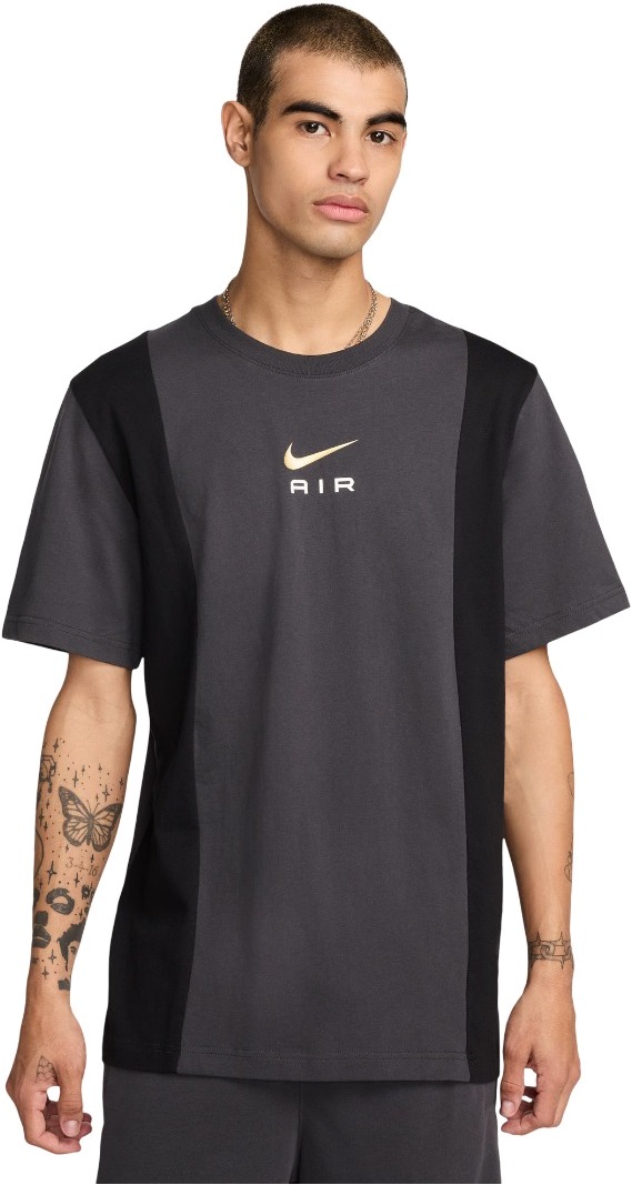 

Футболка мужская Nike M nsw sw air ss top серая XL, Серый, M nsw sw air ss top