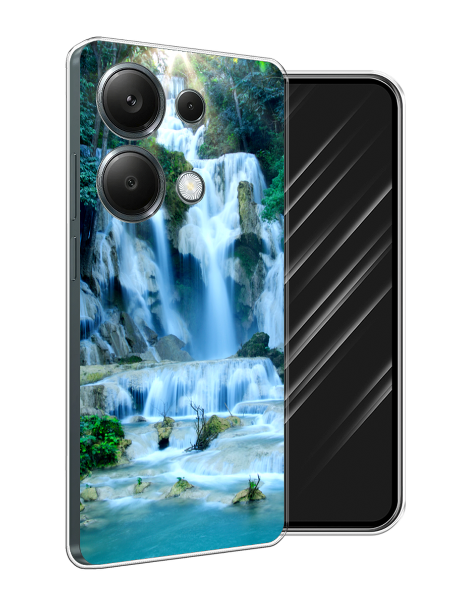

Чехол Awog на Poco M6 Pro 4G "Водопад 8", Голубой;зеленый, 321750-1
