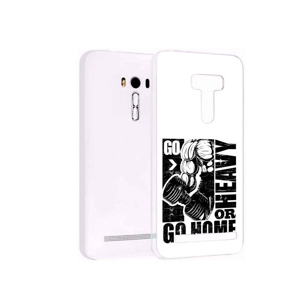 

Чехол MyPads Tocco для Asus ZenFone Selfie (ZD551KL) накаченные руки, Прозрачный, Tocco
