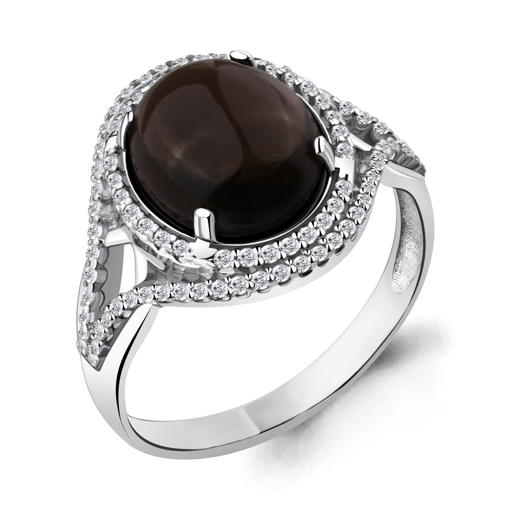 

Кольцо из серебра р. 18 AQUAMARINE 6549001А_925_р, 6549001А_925_р