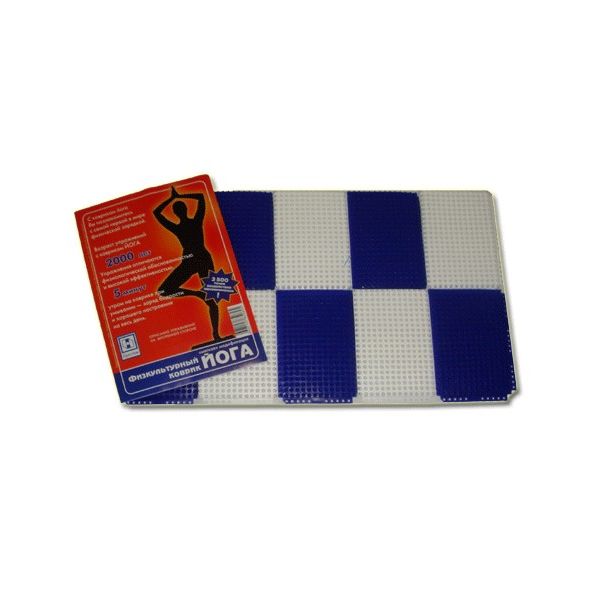 

Физкультурный коврик йога, Белый;синий, 324321