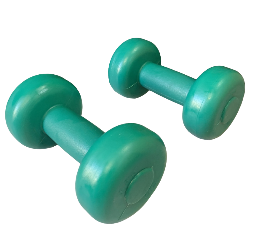 

Гантели пластиковые 2 x 1,5 кг, Зеленый, 234322