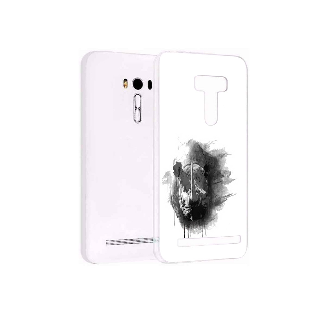 

Чехол MyPads Tocco для Asus ZenFone Selfie (ZD551KL) носорог, Прозрачный, Tocco