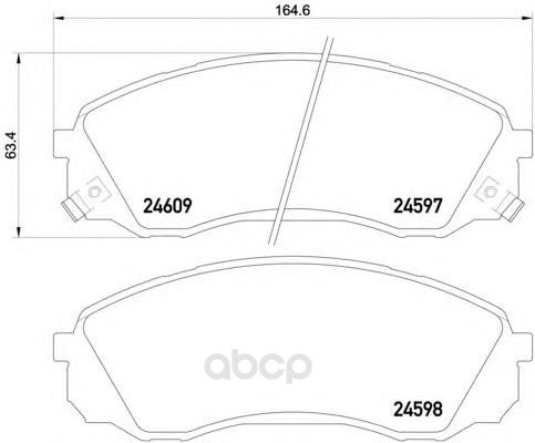 

Колодки передние с противошумной пластиной q+ kia carnival/hyundai h-1/grand starex 07-> t