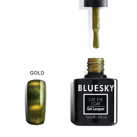 

Гель-лак Bluesky Cat Eye Diamond Gold