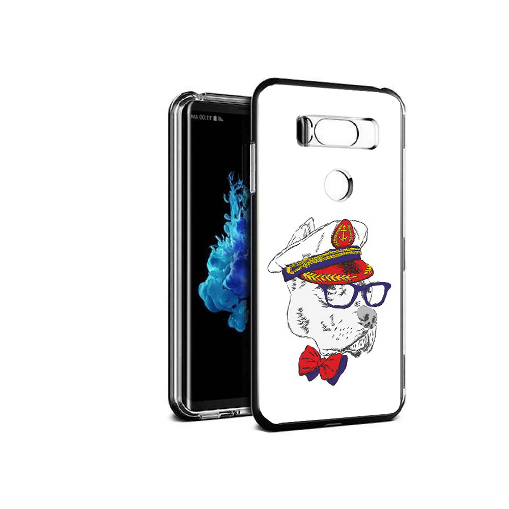 

Чехол MyPads Tocco для LG V30S бульдог, Прозрачный, Tocco