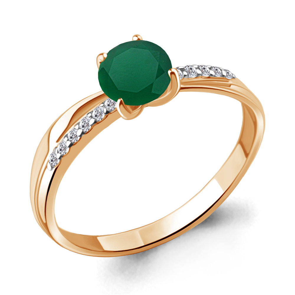 

Кольцо из серебра р. 17,5 AQUAMARINE 6511909А_925_з, 6511909А_925_з