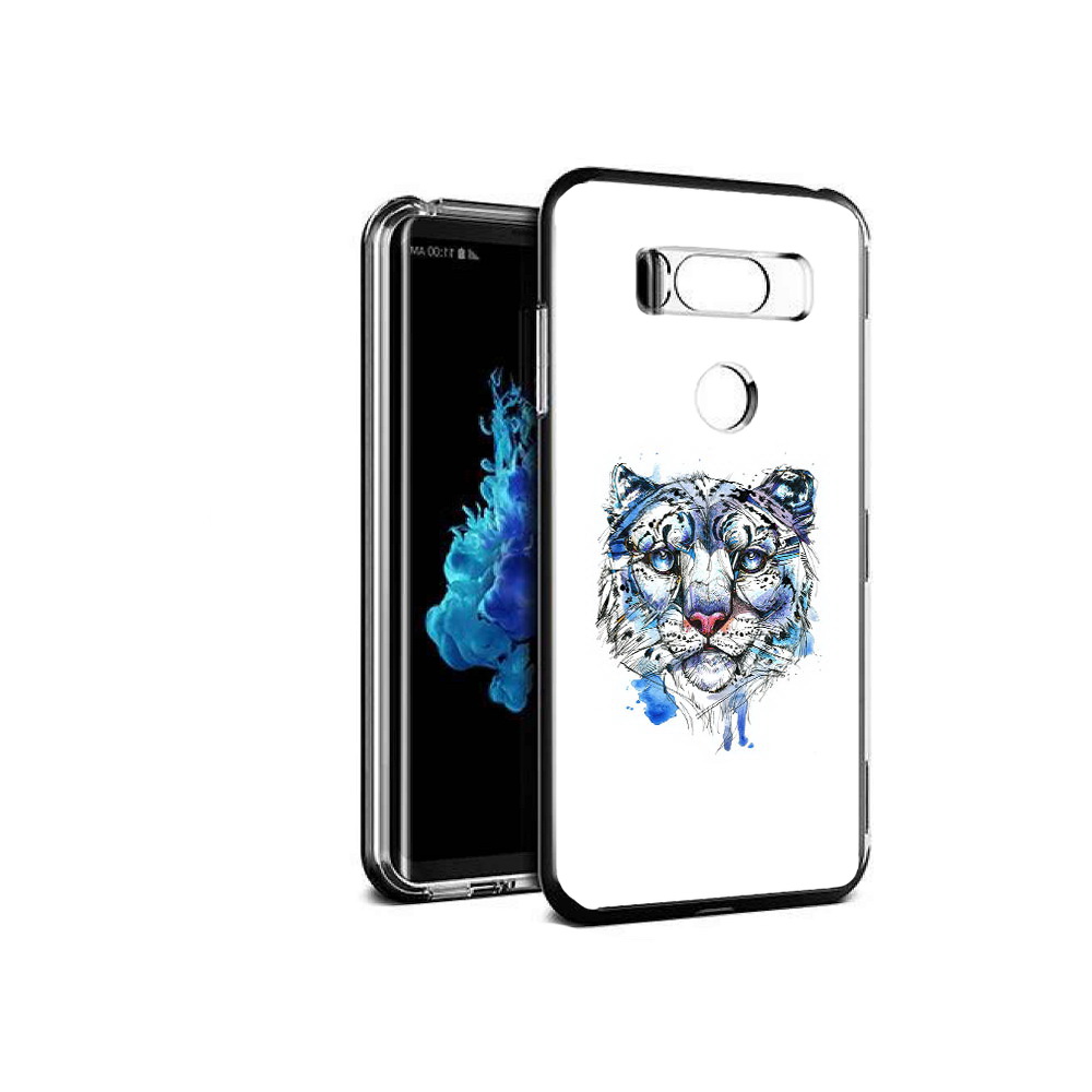 

Чехол MyPads Tocco для LG V30S водяной тигр, Прозрачный, Tocco
