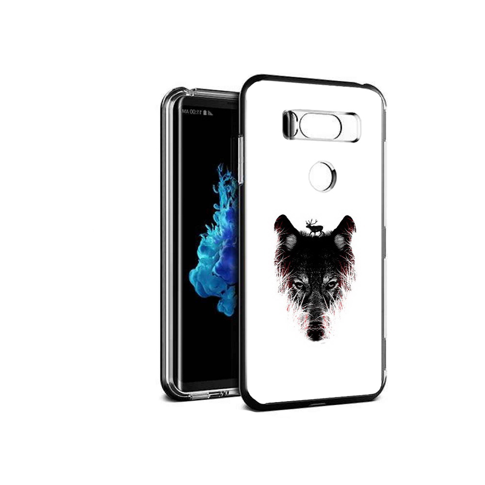

Чехол MyPads Tocco для LG V30S волк в траве, Прозрачный, Tocco