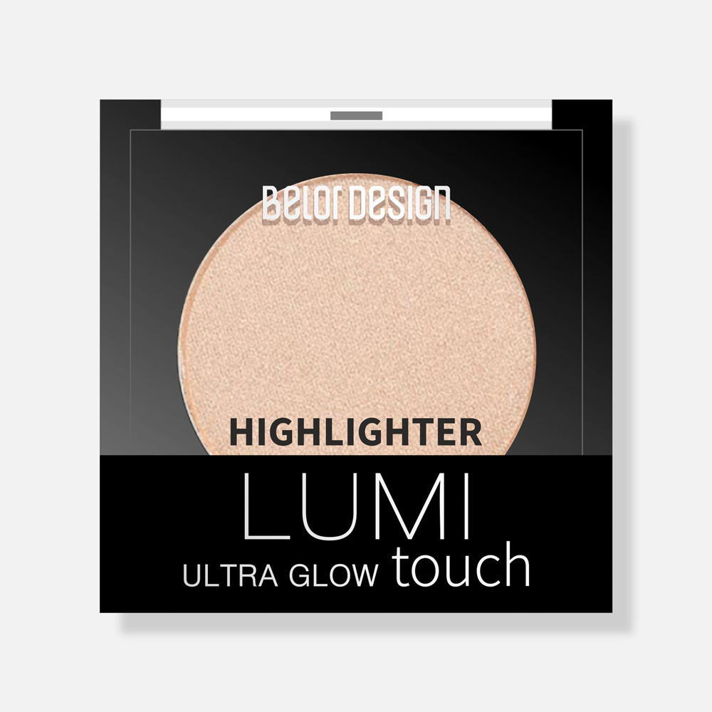 Хайлайтер Belor Design Lumi touch halo glow, тон 2 le frivole вакуумный бесконтактный стимулятор клитора и вибратор halo