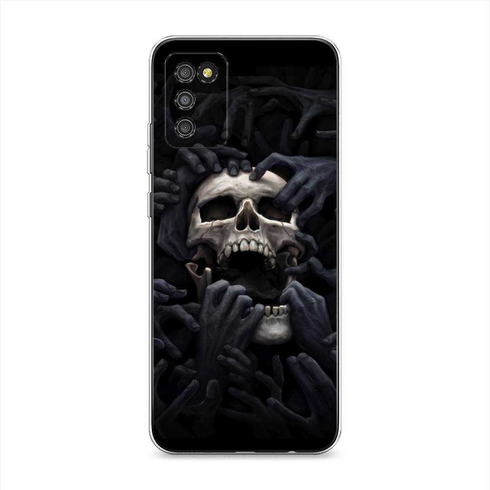 

Чехол Awog на Samsung Galaxy A02s / Самсунг A02s "Череп 29", Черный;серый, 2102350-9