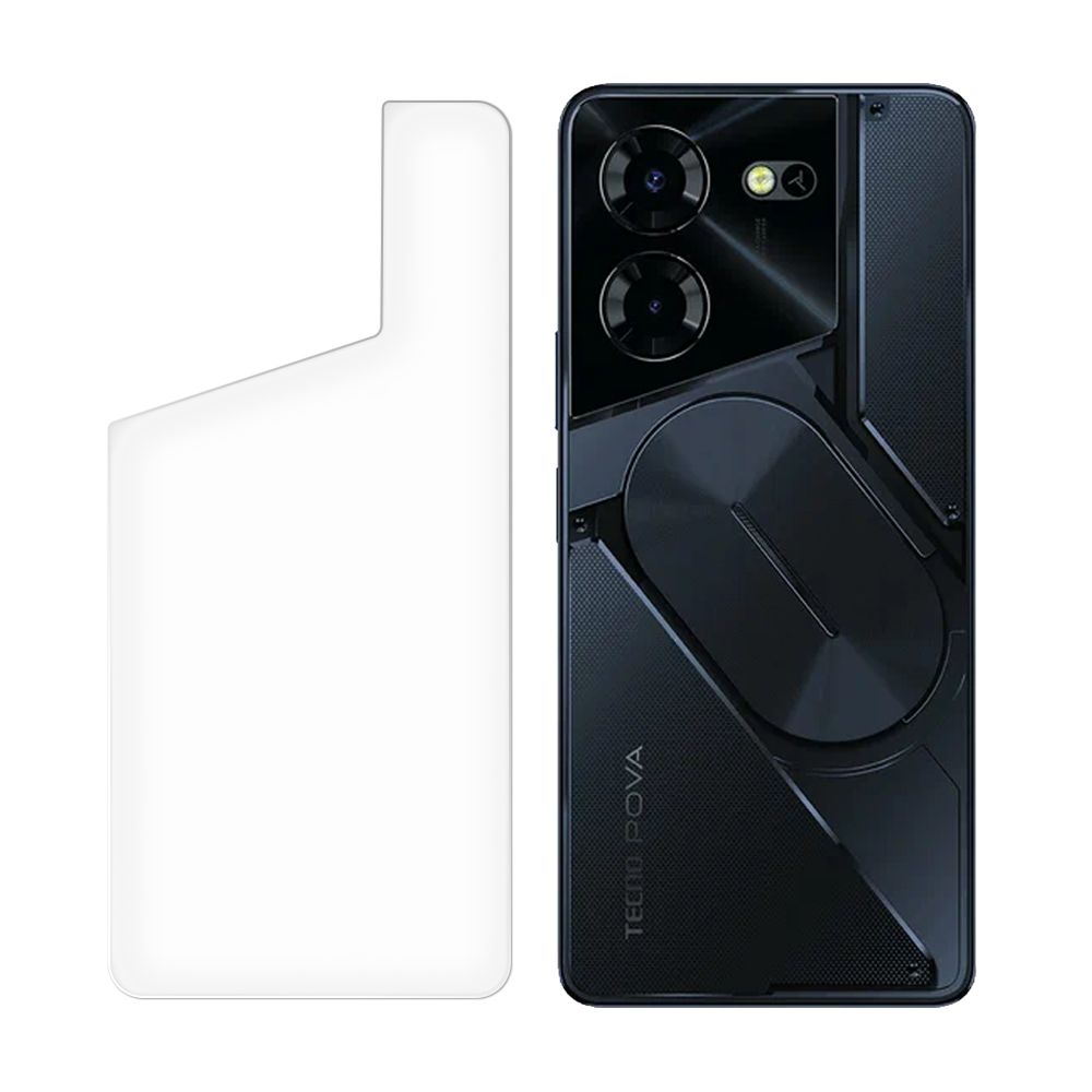 

Стекло защитное гибридное Krutoff для Tecno Pova 5 Pro задняя сторона