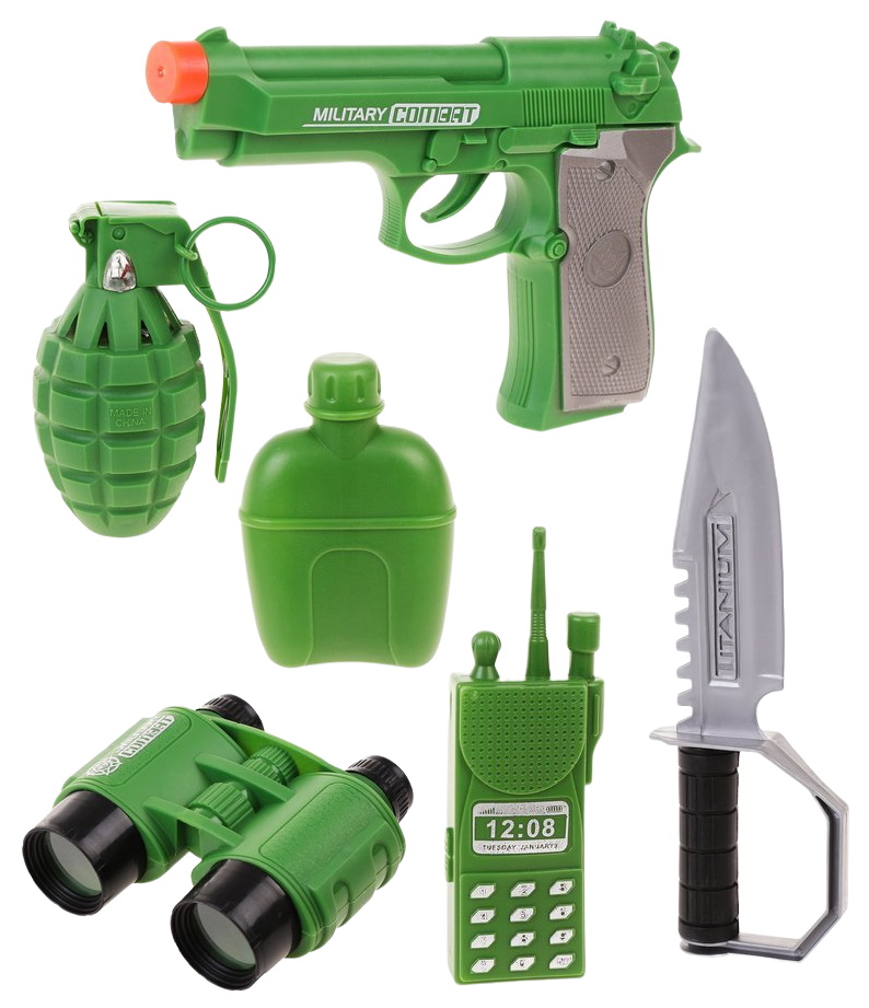 

Игровой набор Военный, предметов 6шт. Наша Игрушка M1386-2