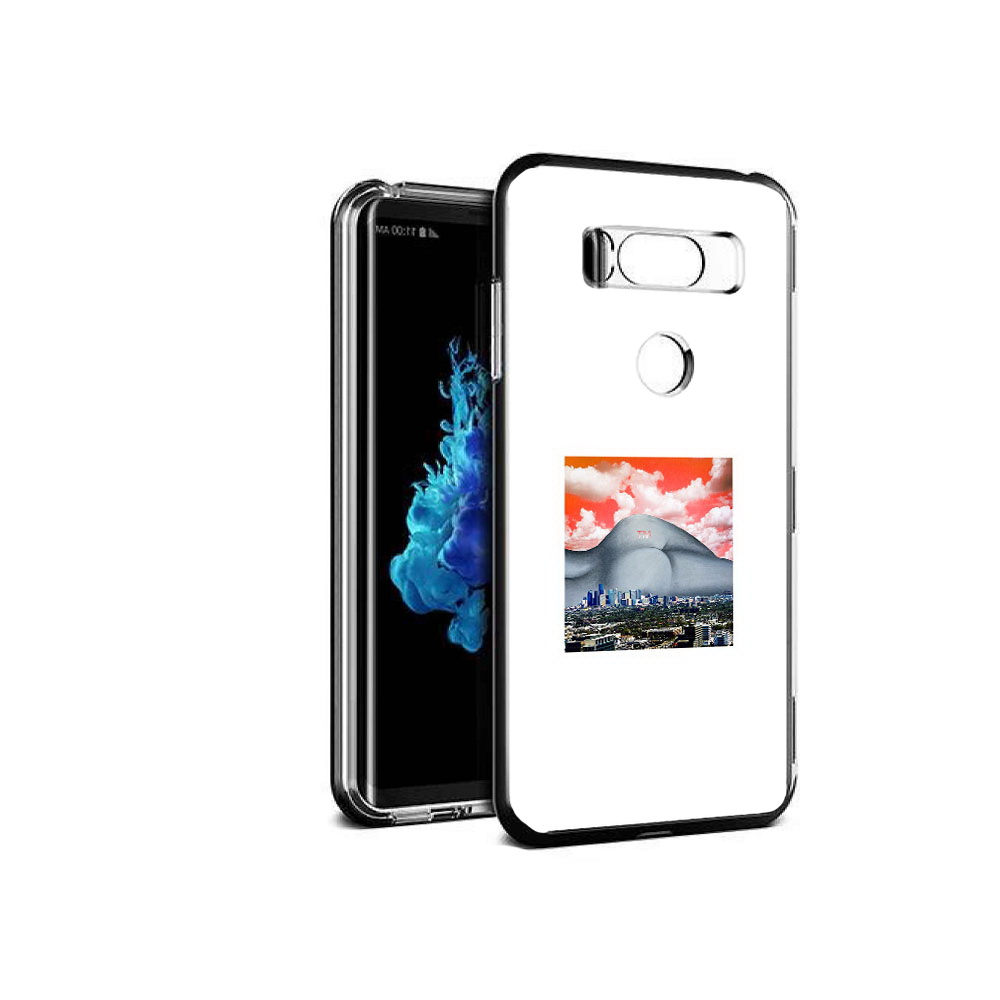 

Чехол MyPads Tocco для LG V30S город с девушкой на фоне, Прозрачный, Tocco