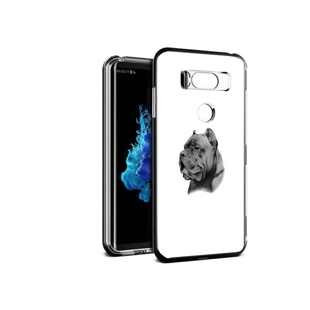 

Чехол MyPads Tocco для LG V30S грозный бульдог, Прозрачный, Tocco