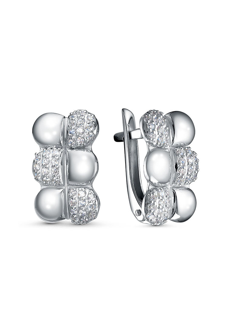 

Серьги из серебра Kari Jewelry 3101028270, фианит, 3101028270