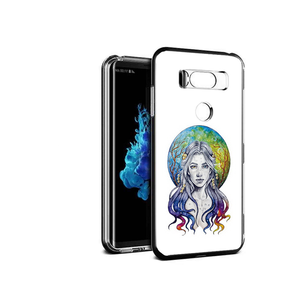 

Чехол MyPads Tocco для LG V30S девушка с красивыми волосами, Прозрачный, Tocco