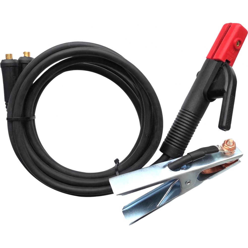 Комплект сварочных кабелей 3 м КГ 16 мм медь Профессионал 014 профессионал комплект сварочных кабелей 5м кг d16mm медь 016