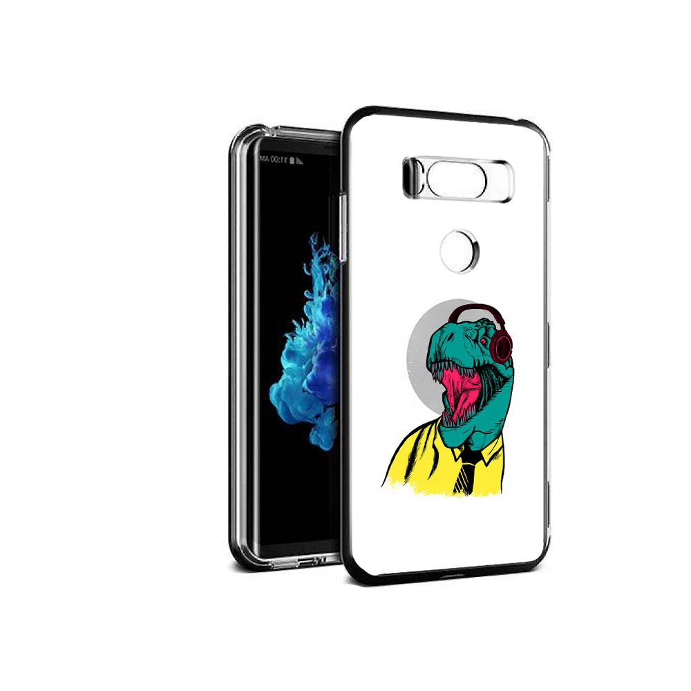 

Чехол MyPads Tocco для LG V30S дино, Прозрачный, Tocco