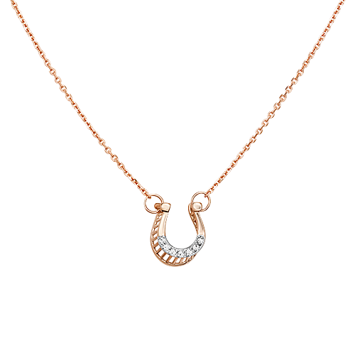 

Колье из красного золота 45 см PLATINA jewelry 07-0184-00-401-1110-03, фианит, 07-0184-00-401-1110-03