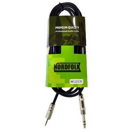 фото Кабель аудио 1xjack - 1xjack nordfolk nmc203/3m