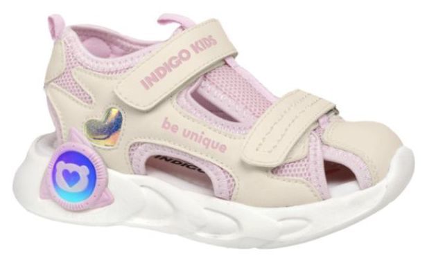 

Босоножки Indigo Kids для девочек, размер RU 30, розовые, 22-329B, Белый, 22-329B
