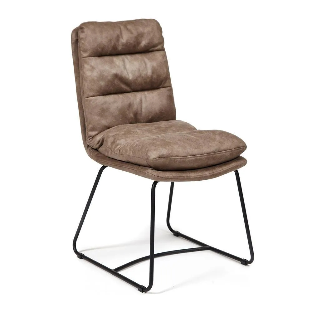 

Стул MASON (mod. 8255) металл/ткань 45х64х91 см серый (MF-06)/черный (Комплект из 2 шт.)
