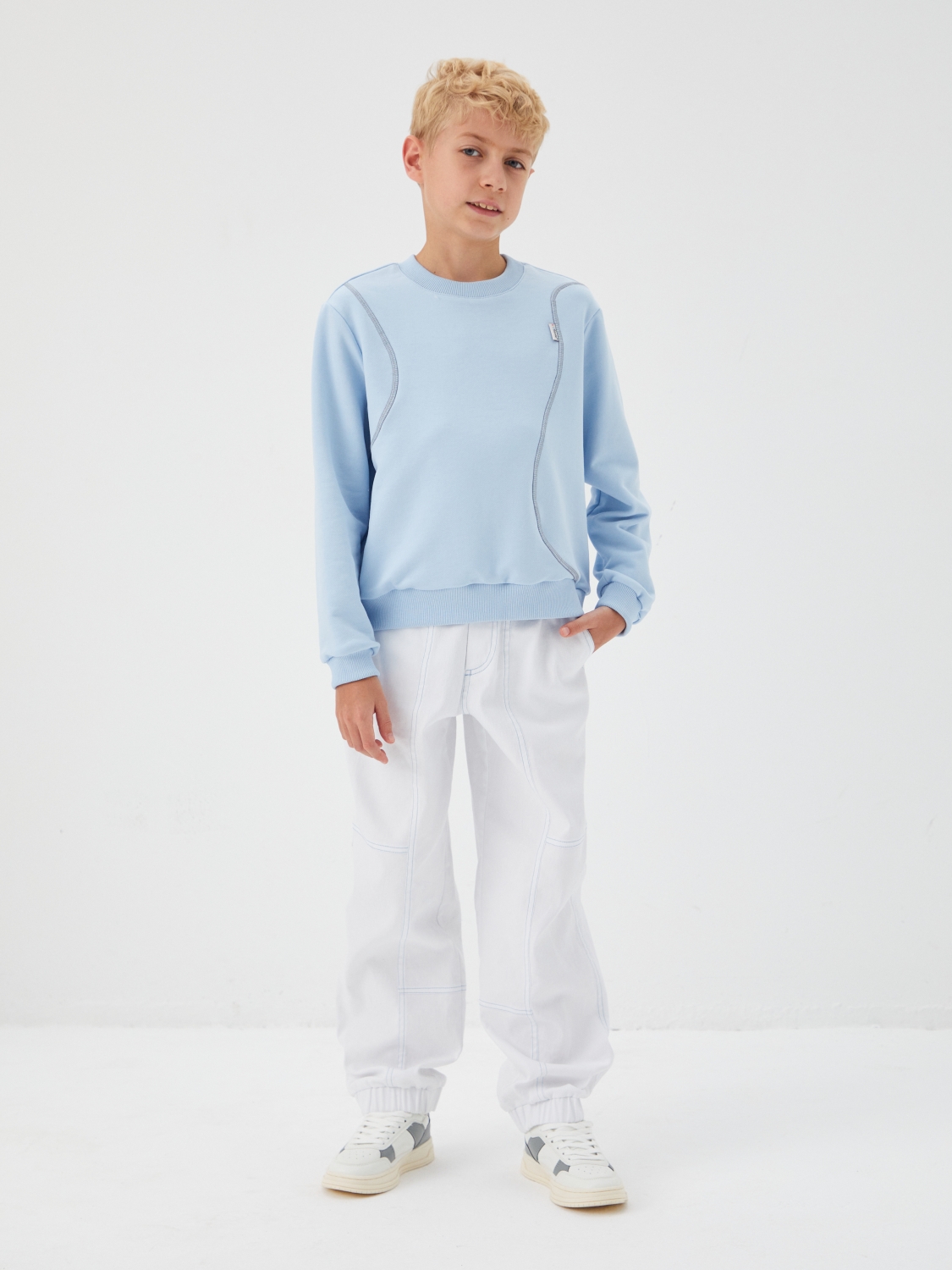 

Свитшот детский KIDSANTE SVITGM, голубой, 158, SVITGM