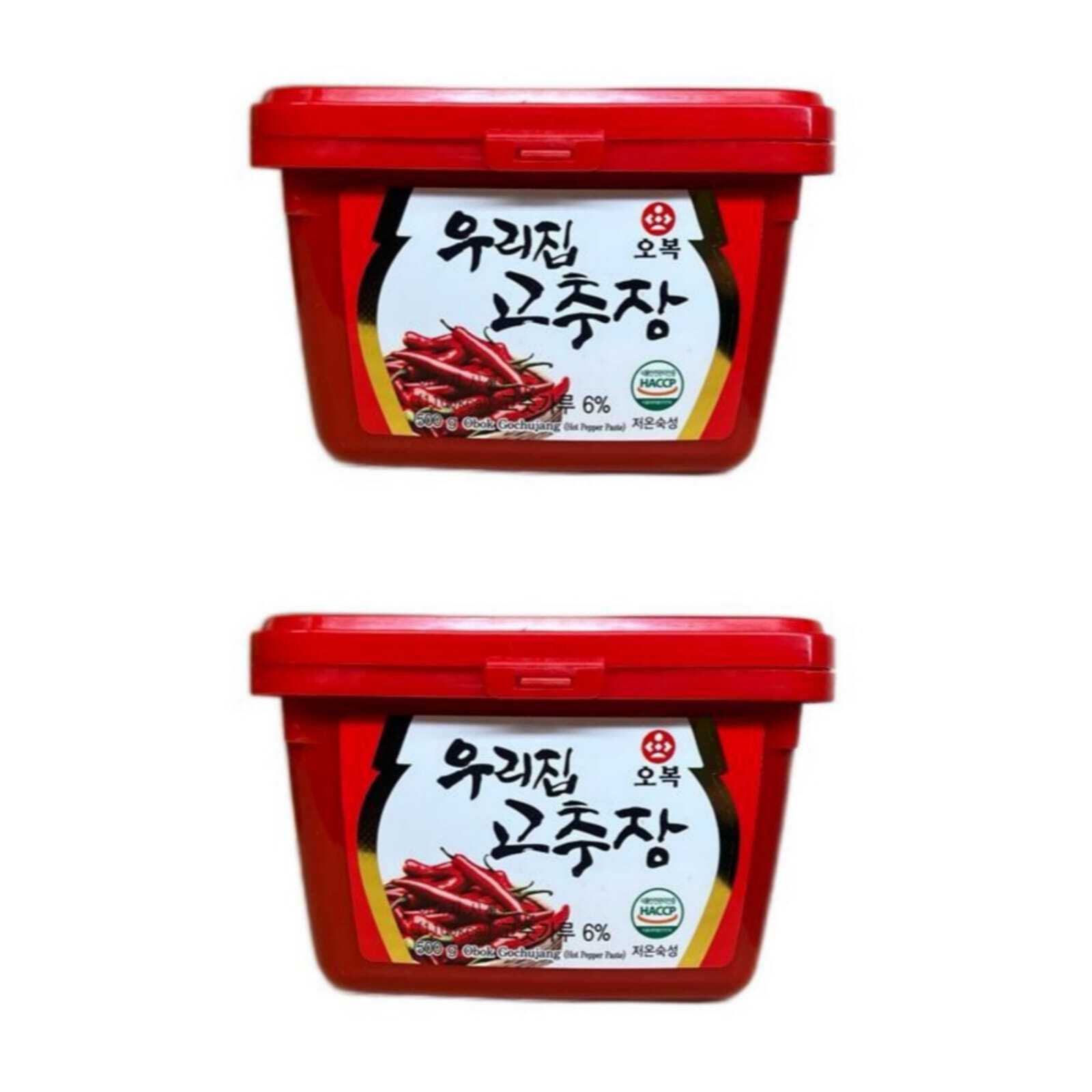 Перцовая паста Obok Soybean Paste Кочудян, 500 г х 2 шт