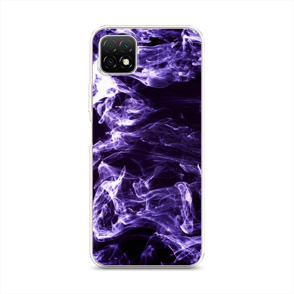 

Чехол на Wiko T3 "Фиолетовый дым", Фиолетовый;белый;черный, 3400150-3