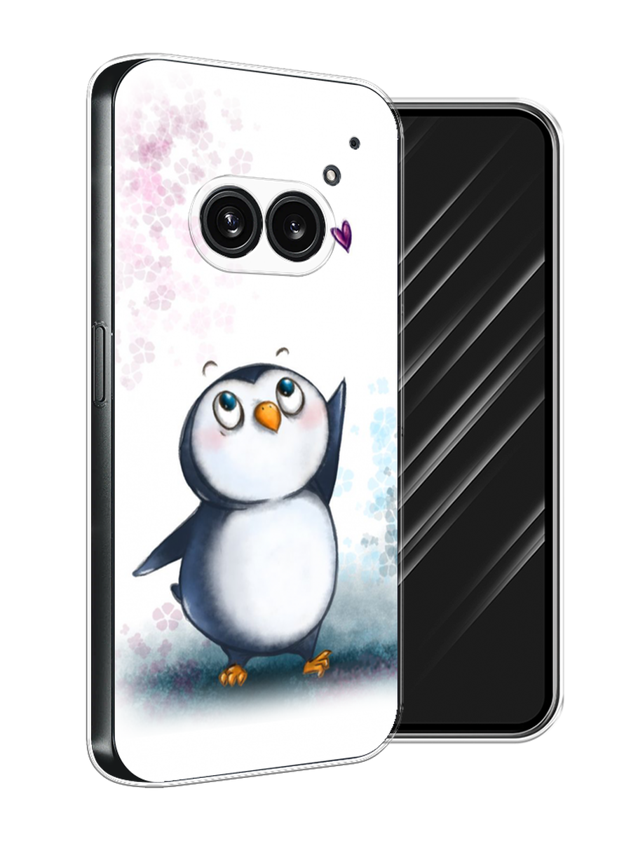 

Чехол Awog на Nothing Phone 2a "Пингвин и сердечко", Белый, 3300350-1