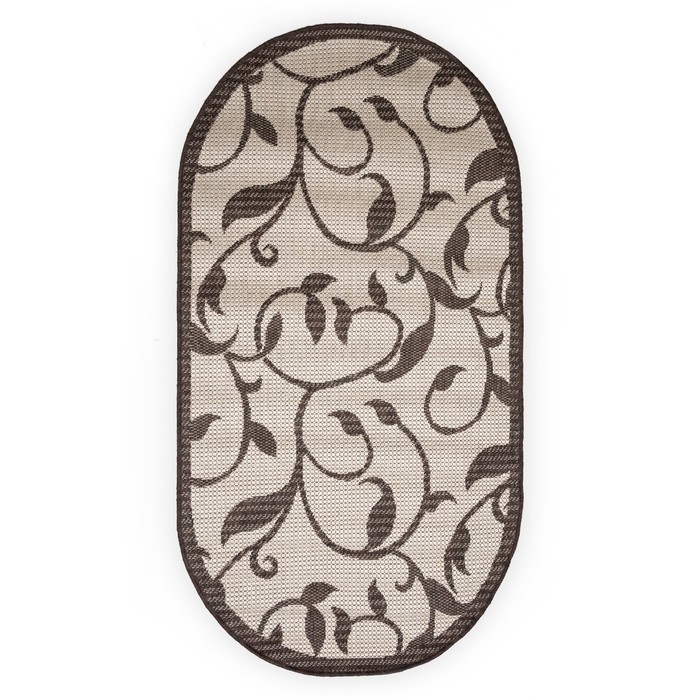 

Ковер Циновка овальный 200*300 см, sz1110/a2o/11, ПП 100%, джут