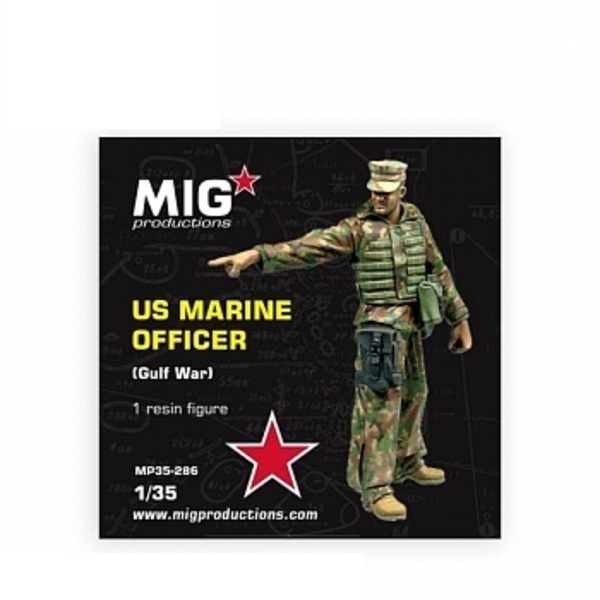 MP35-286 Пластиковая фигура U.S. Marine officier Gulf War