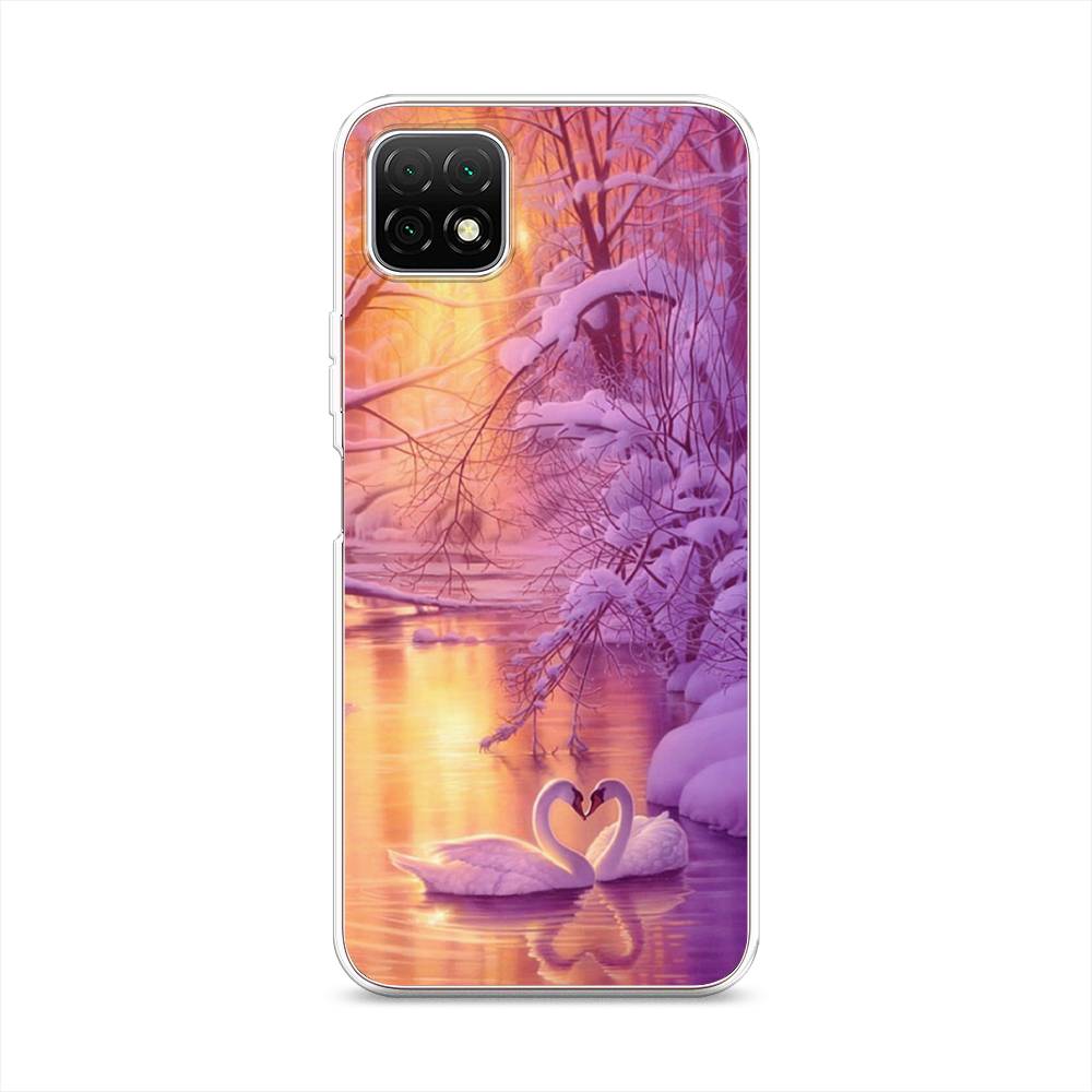 

Чехол на Wiko T3 "Зима 1", Фиолетовый;желтый, 3400150-2