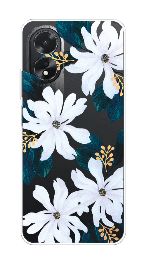 

Чехол на Oppo A38/A18 "Delilah Flower", Зеленый;белый, 2515350-1