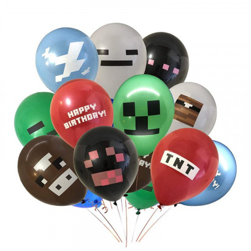 

Набор шаров Simparty 10 шт. Герои Майнкрафт Minecraft 30 см Simparty79, Simpartymodel79