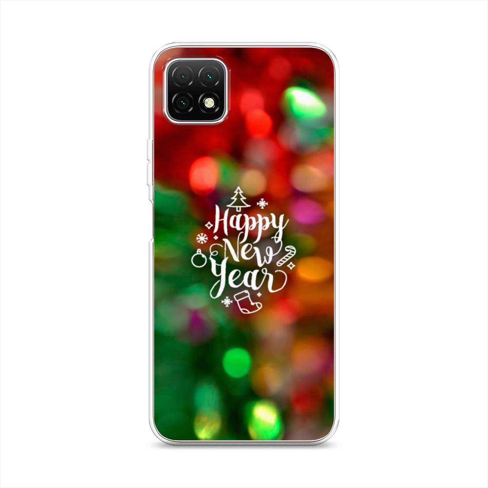 

Чехол на Wiko T3 "Новый Год на елке", Зеленый;красный;желтый, 3400150-5