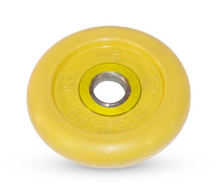 

Barbell d 31 мм цветной 1,25 кг (желтый)