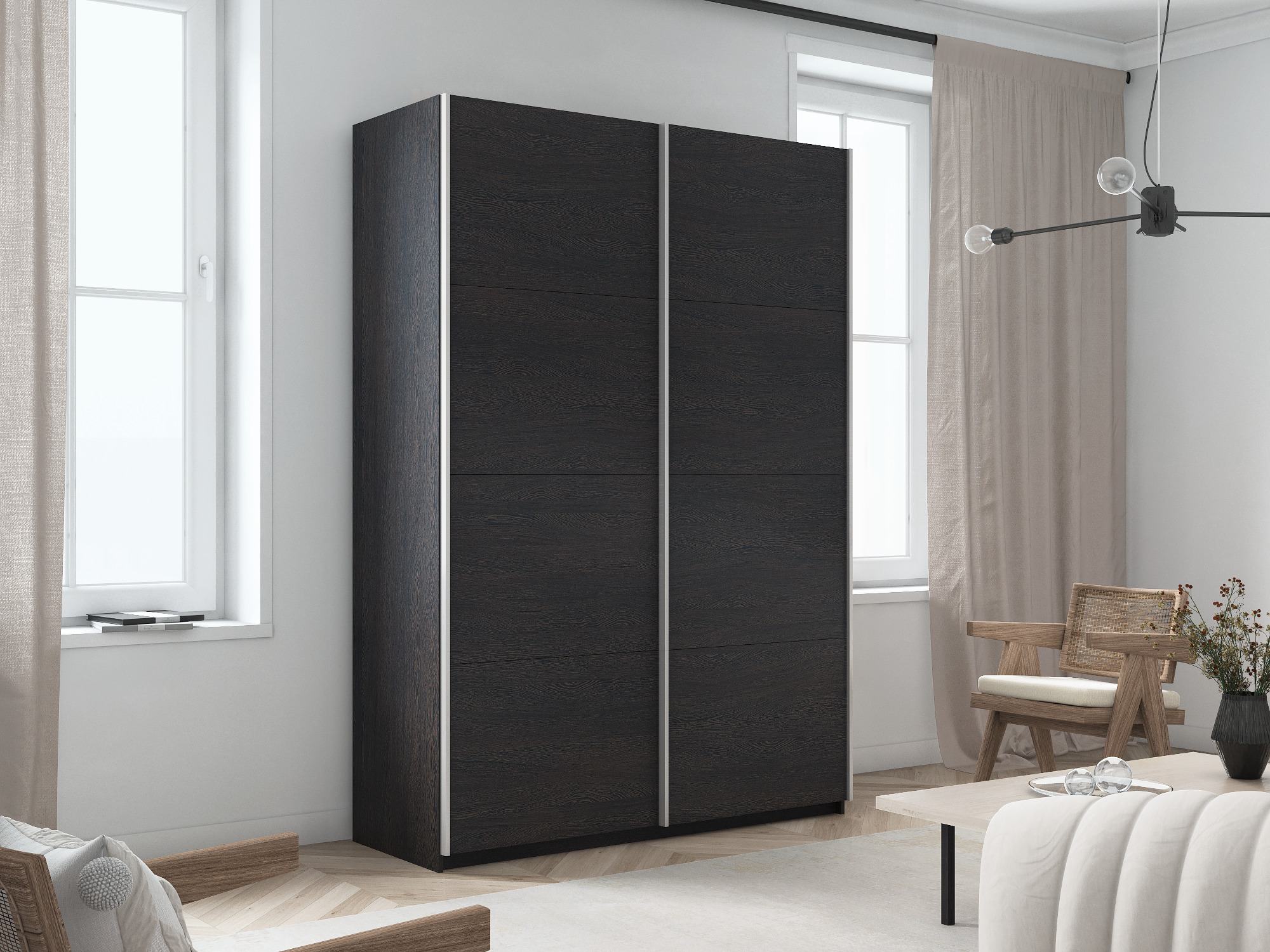 

Шкаф-купе Прайм ДСП/ДСП, 120х57х230 Е1 1PDD_120_V, Коричневый, Прайм ДСП/ДСП