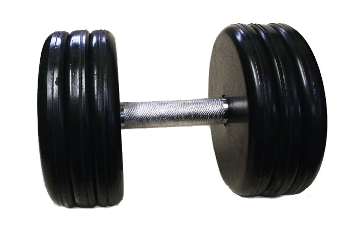 

Barbell "Классик" с вращающейся ручкой хром 32 кг