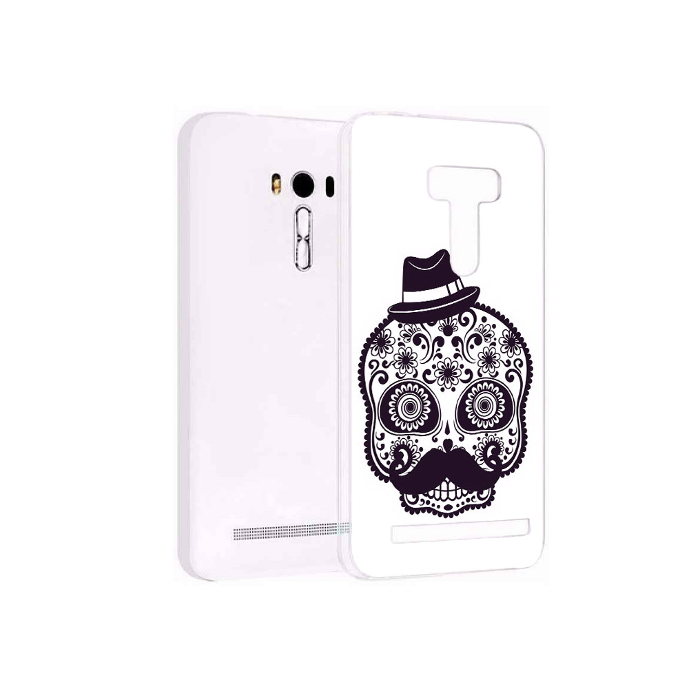 

Чехол MyPads Tocco для Asus ZenFone Selfie (ZD551KL) разрисованный скелет, Прозрачный, Tocco