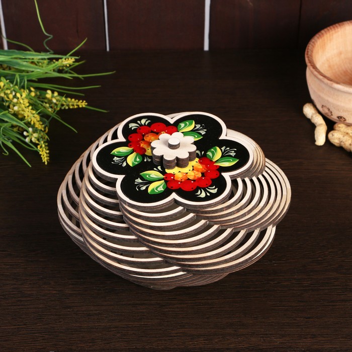 

Конфетница "Ягоды", фигурная, d=19,5 см